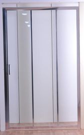 Chrome Profile 1Pc Fixed Glass Shower Door , Bathroom Shower Doors