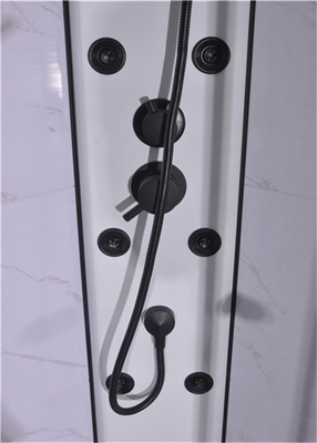 Bathroom Shower Cabins , Shower Units 850 X 850 X 2250 mm Black aluminium