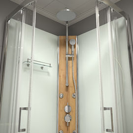 Bamboo  Custom Quadrant Sliding Door Shower Cubicles,low tray  900*900*2250mm Bathroomoom