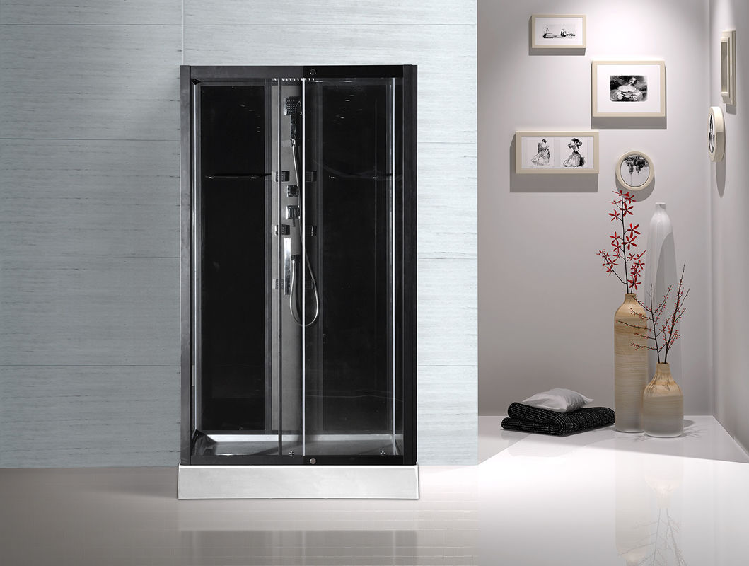 Rectangular Complete Shower Stall Kits With 1.5M PVC Metallic Flexilbe Hose