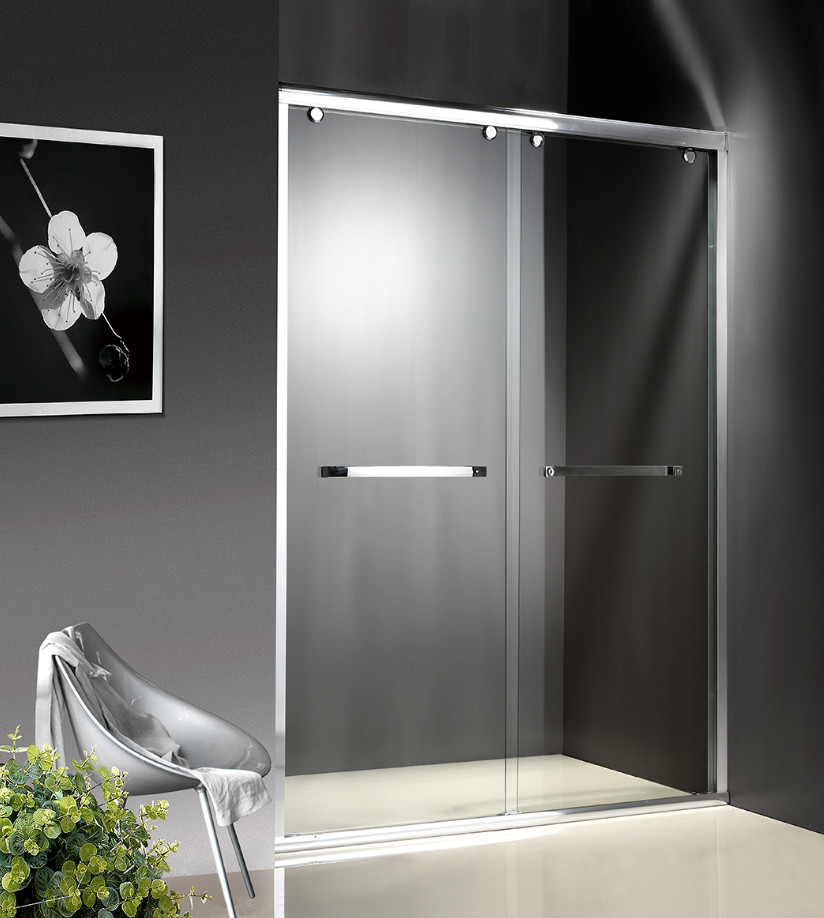 Double Sliding 12002000x1950mm Shower Cubicle Doors With Wheels
