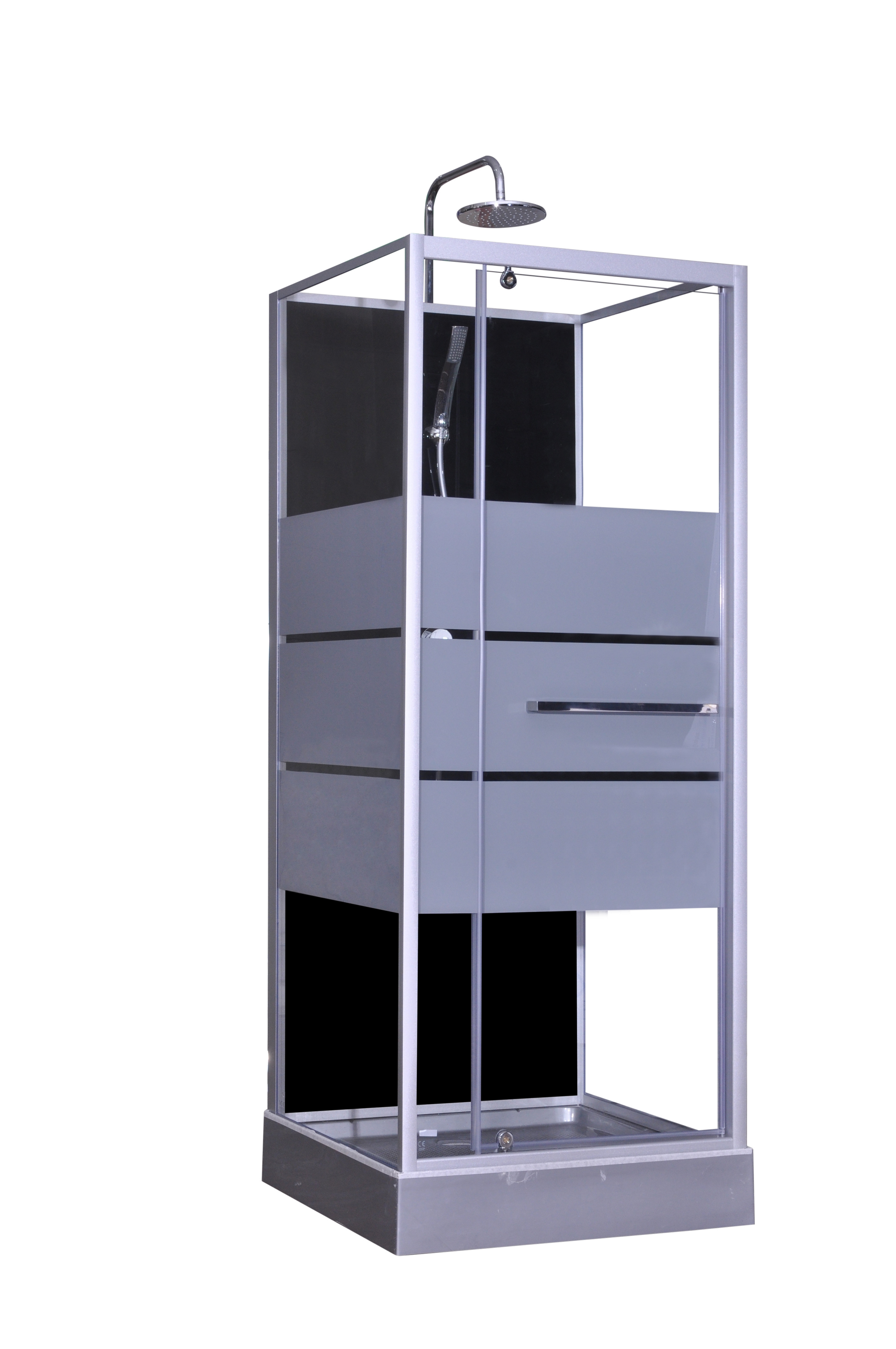 Fashion Pivot Door， Corner Shower Stalls , Square Shower Cabin with
