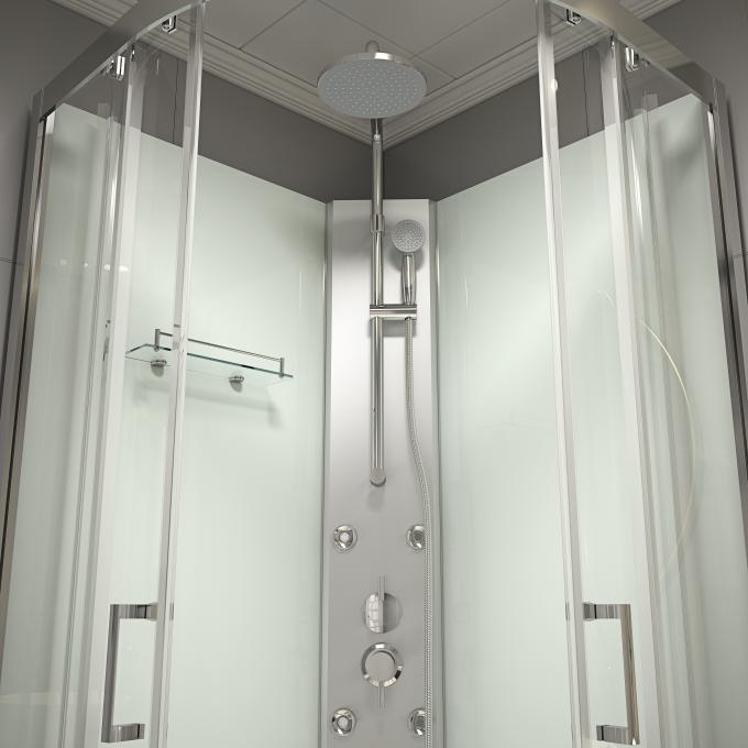850x850x2250mm Free Standing Quadrant Shower Cubicles