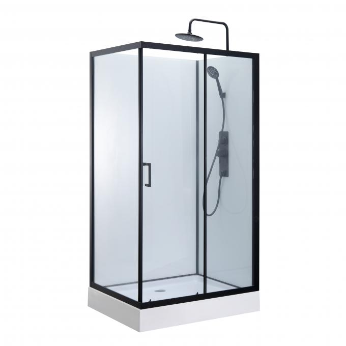 Square Bathroom Shower Cabins , Quadrant Shower Units 1100 X 800 X 2250 mm