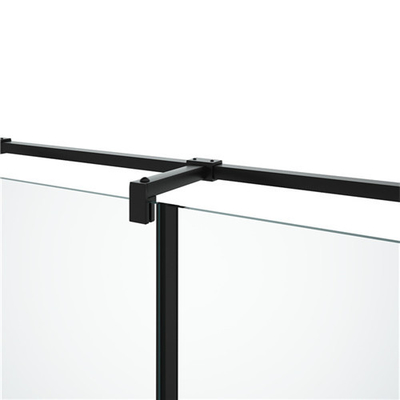 Black   6mm Tempered Glass Shower enclosures  800*1000*1900mm