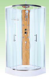 Custom Quadrant Sliding Door Shower Cubicles , Curved Shower Glass Enclosure
