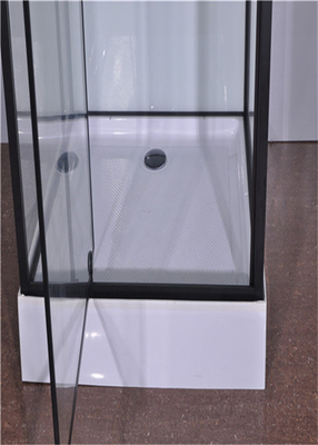 Fashion Pivot Door， Corner Shower Stalls , Square Shower Cabin with  white  acrylic tray