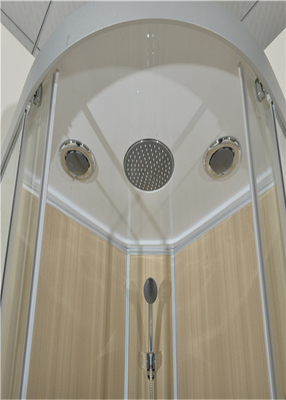 Shower Cabin with White  acrylic tray 900*900*2150cm  silive   aluminium
