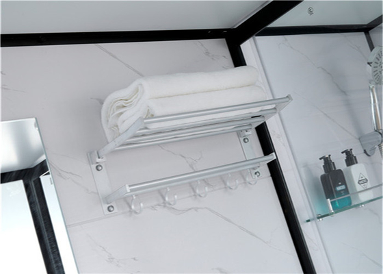 Shower Cabins White  Acrylic ABS Tray2000*1160*2150mm  black  aluminium  side open