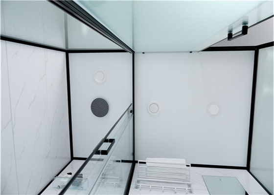 Shower Cabins White  Acrylic ABS Tray2000*1160*2150mm  black  aluminium front open