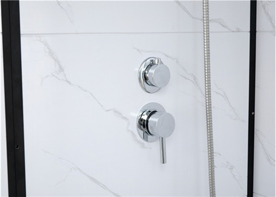 Shower Cabins White  Acrylic ABS Tray 1700*1200*2150mm  black  aluminium