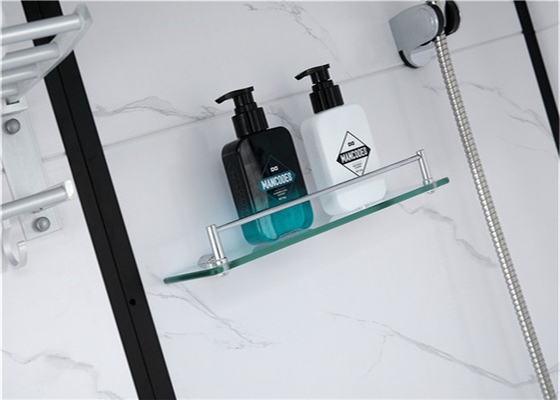 Shower Cabins White  Acrylic ABS Tray 1700*1200*2150mm  black  aluminium