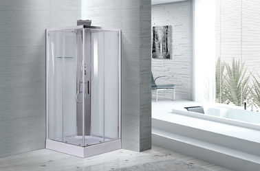 White silding simple 900 x 900 x 2170 Square  cabin shower cabin , CE Certificated