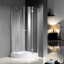 Quadrant Curved Glass Shower Enclosures For Star Rated Hotels / Model Rooms