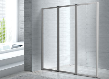Folded Screen Glass 1400 X 800 Walk In Shower Enclosure CE SGS Certification