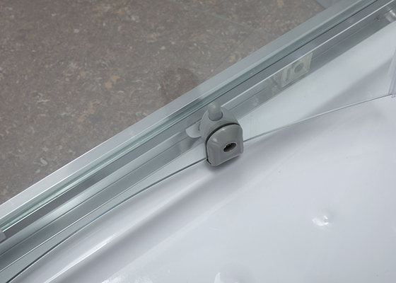 Curved Corner Shower Enclosure , 900x900x2000mm  Shower And Bath Enclosures chrome  aluminium