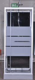 Fashion Pivot Door， Corner Shower Stalls , Square Shower Cabin with Grey acrylic tray