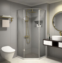 900x900mm Dimond Shape Corner Shower Stall Normal Temperature Storage