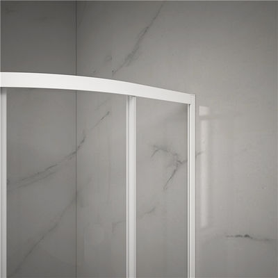 6mm tempered glass 900x900x2000mm Bathroom Curved Corner Shower Enclosure , Shower And Bath Enclosures