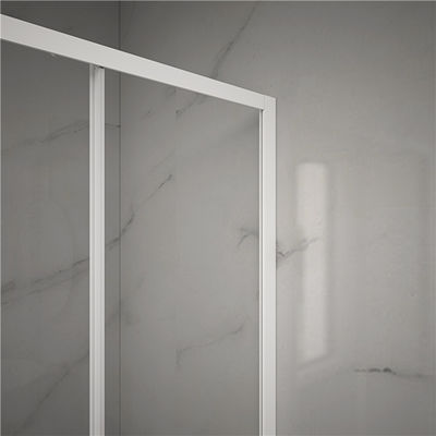 Rectangular 6mm tempered glass 1100x800x2000mm Bathroom Curved Corner Shower Enclosure , Shower And Bath Enclosures