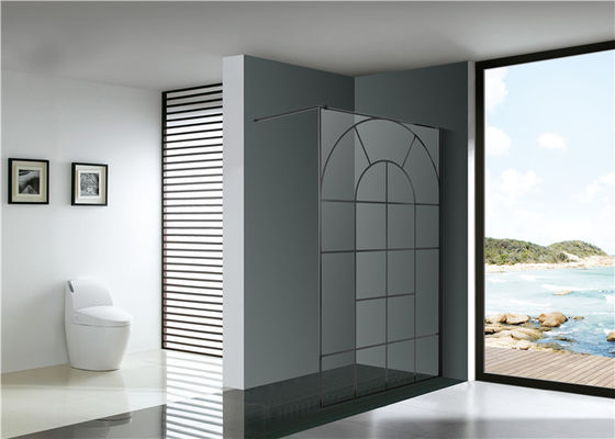 Explosion Proof Texture Shower Glass For Bathtub Free Standing