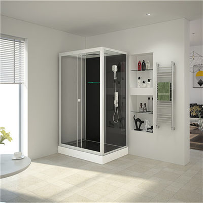 Rectangular Free Standing Quadrant Shower Cubicles With Transparent Tempered Glass Fixed Panel