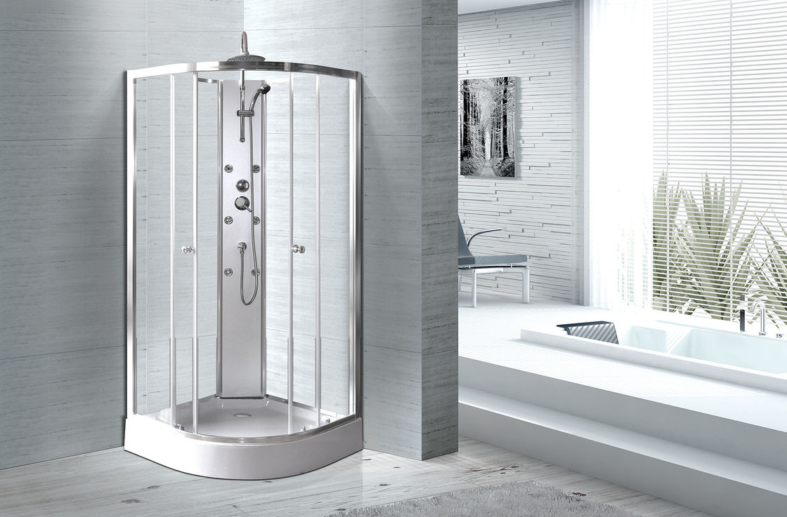 Convenient Comfort Circle Bathroom Shower Cabins For Home / Star Rated Hotels