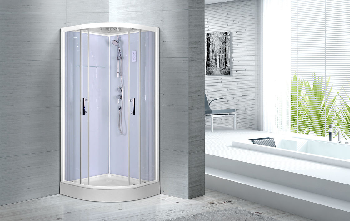 Cheap , Popular luxury shower cabin ,  Chrome Aluminium Quadrant Shower cabin