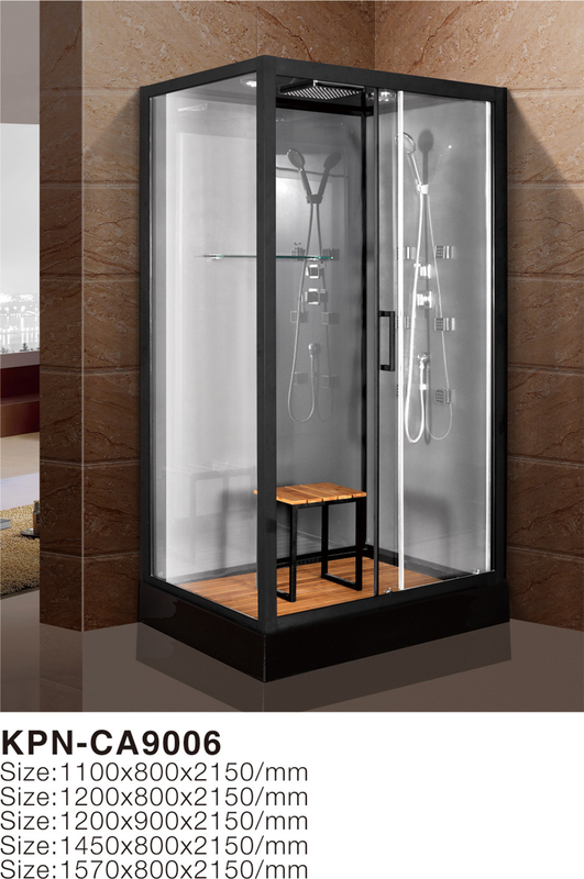 Corner Shower Cabine with Modern Design and Free Standing Installation