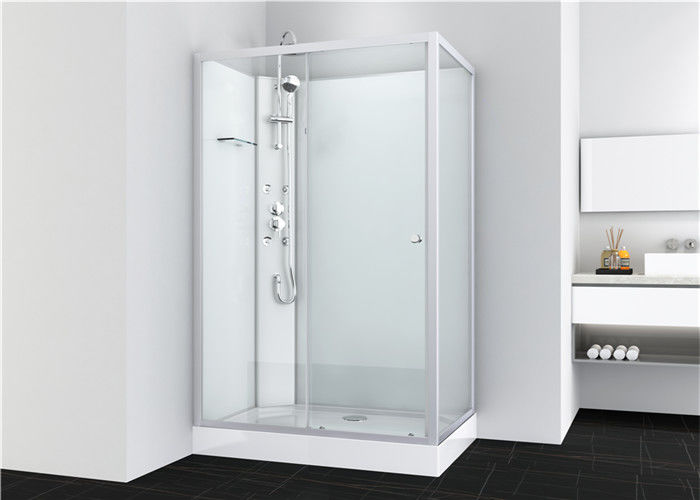 Square Bathroom Shower Cabins , Quadrant Shower Units 1100 X 800 X 2250 mm