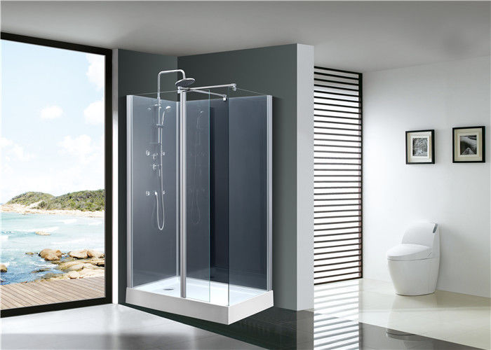 Bathroom Shower Cabins , Quadrant Shower Units 1100 X 800 X 2250 mm  aluminium