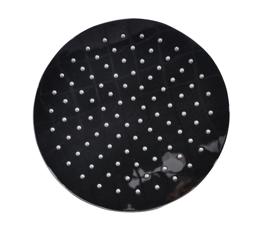 Shower Stall Replacement Parts 25Cm Round Chrome Top Shower With Ruber Tips